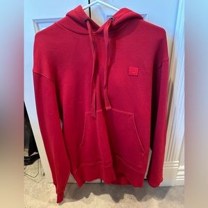 Acne Feris face hoodie